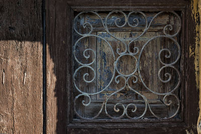 Full frame shot of wooden door