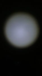 Defocused image of moon