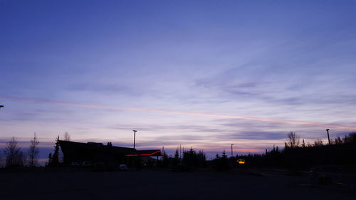 View of clouds over landscape