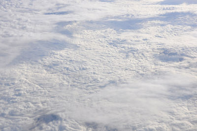 Aerial view of cloudscape