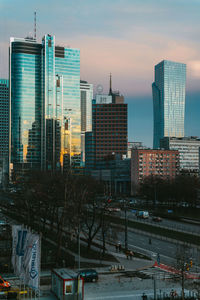 Modern buildings in city