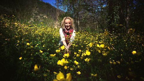 Portrait of young woman