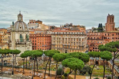 View of buildings in city