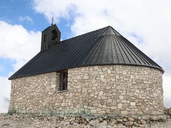 Low angle view of building against sky