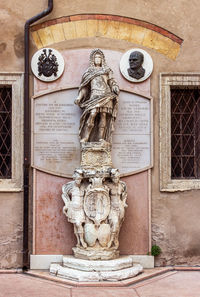 Statue of old building