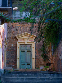 Facade of building