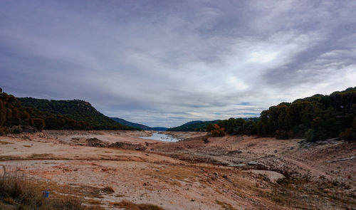 Scenic view of landscape against sky