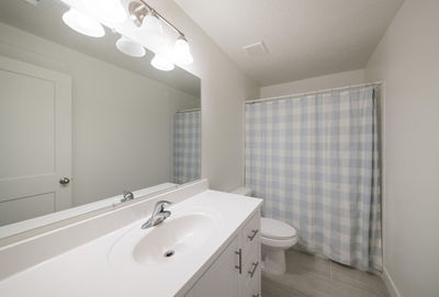 Interior of bathroom