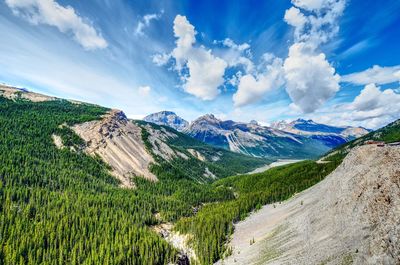 Panoramic view of landscape against sky