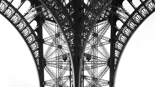 Low angle view of bridge against sky