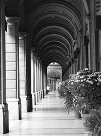 Corridor of building