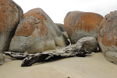 Rocks on rock formation
