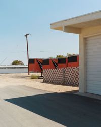House against clear sky