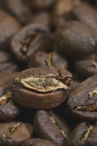 Full frame shot of coffee beans