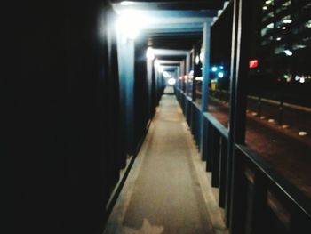 City street at night