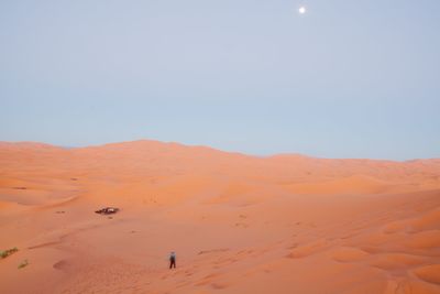 Scenic view of desert