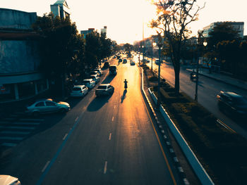 Traffic on city street