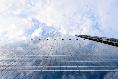 Low angle view of built structure against sky