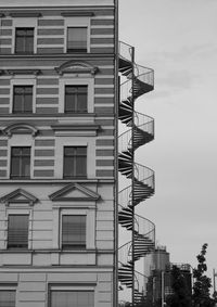 Low angle view of building against sky