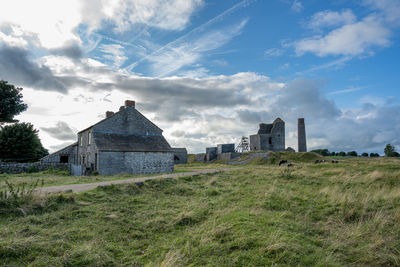 Magpie mine. disused lead mine near the village of sheldon in the derbyshire peak district, england.