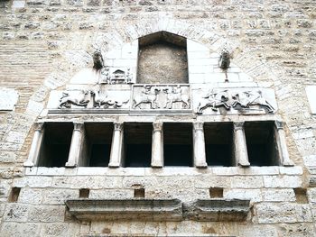 Low angle view of old building
