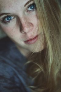 Close-up portrait of woman