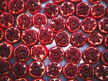 Full frame shot of fruits for sale in market