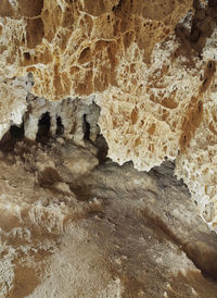 Full frame shot of rock formation