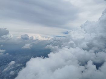 Full frame shot of clouds in sky