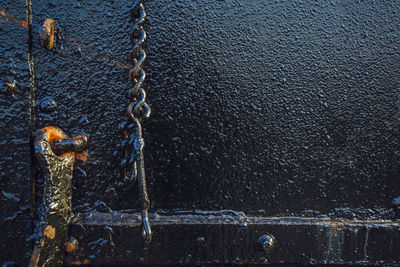 Close-up of rusty metal