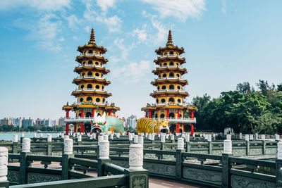 Traditional building against sky