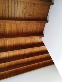 Low angle view of staircase in building