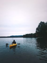 Scenic view of river against sky