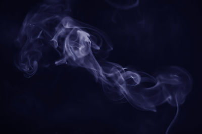 Abstract blue smoke phantom blue background