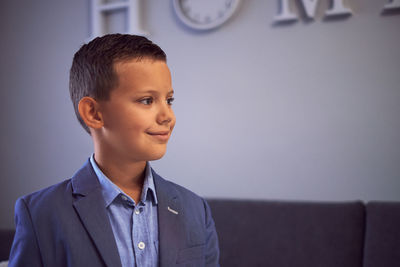 Portrait of smiling boy