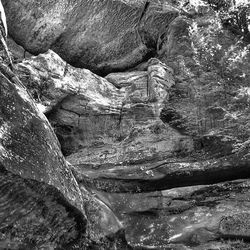 Rocks on rock formation