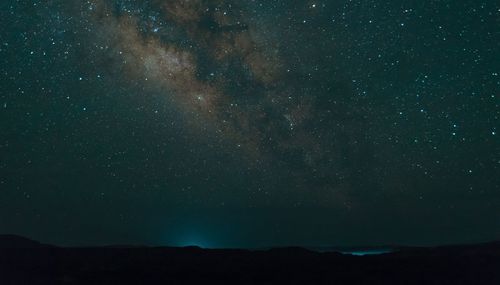 Scenic view of star field at night