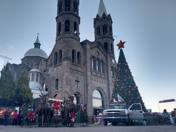 Low angle view of church