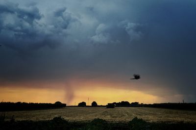 Scenic view of sky at sunset