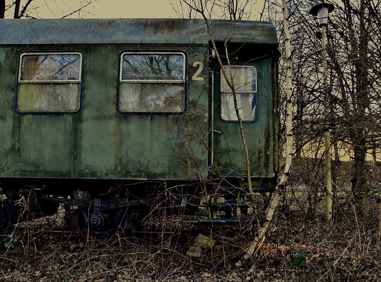 OLD ABANDONED BUS