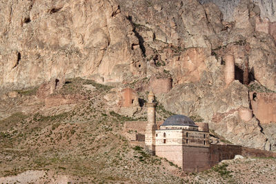 Scenic view of rock on mountain