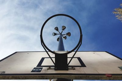 Low angle view of clock tower