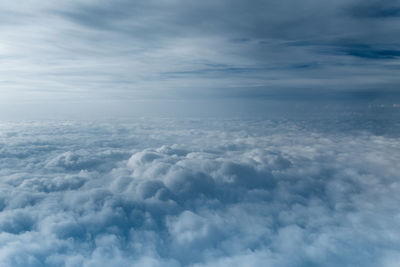 Aerial view of cloudscape