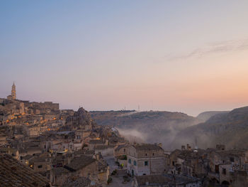 The splendid views of matera, italy