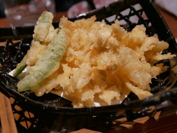 Close-up of food in plate