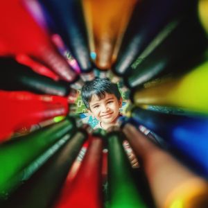 Portrait of smiling boy