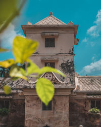 Low angle view of building against sky