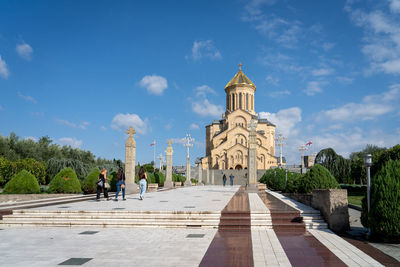 View of church