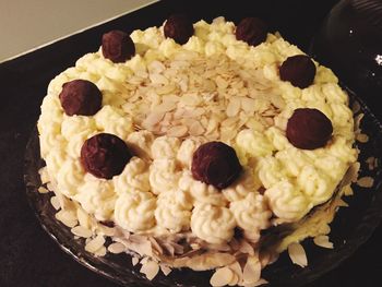 Close-up of served food