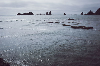 View of calm sea against the sky